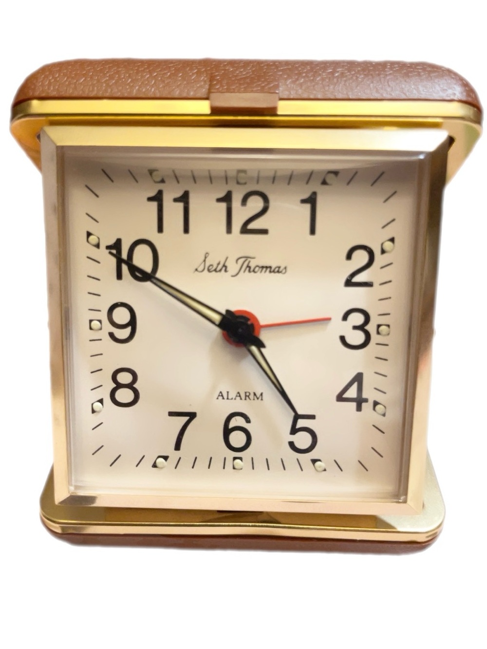 Seth Thomas Folding Travel Alarm Clock